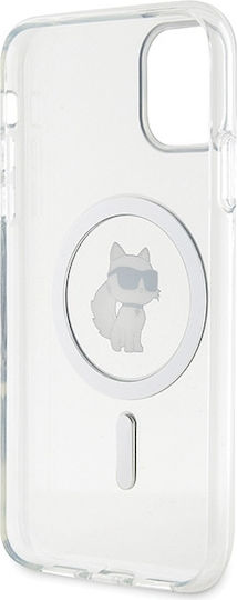 Karl Lagerfeld Choupette MagSafe Umschlag Rückseite Kunststoff Transparent (iPhone 11)