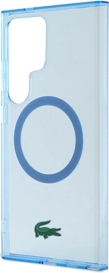 Lacoste Back Cover Πλαστικό Μπλε (Galaxy S24 Ultra)