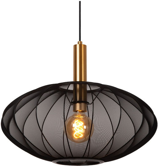 Lucide Lightning Reglabil Lustră Negru cu Dulie E27 50cm.