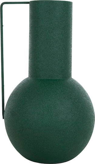 Dekorative Vase Metallisch Flagon Grün F12xH26cm