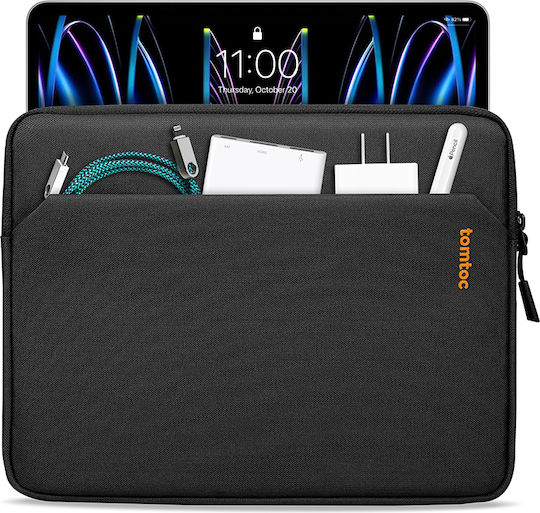 tomtoc Ръкав Черен Универсален 12.9"