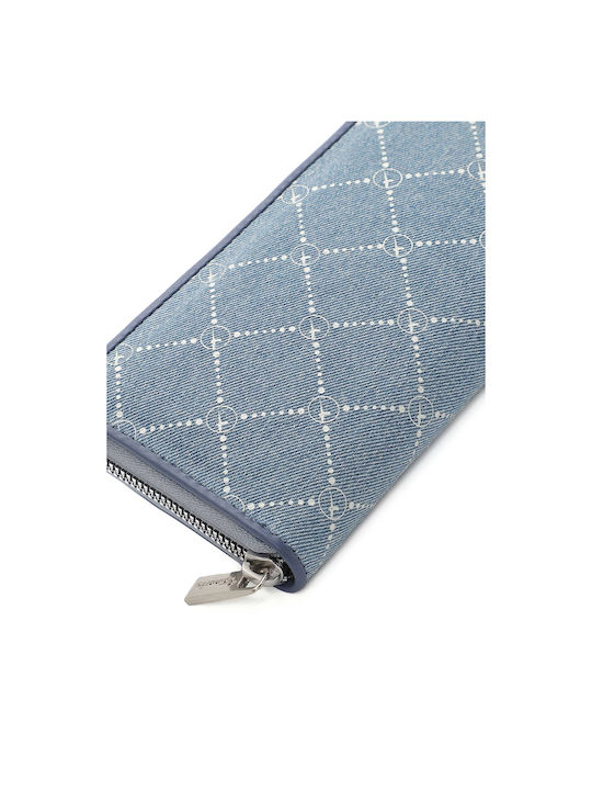 Tamaris Anita Lightblue Large Γυναικείο Πορτοφόλι Μπλε Τζιν (32985-530)