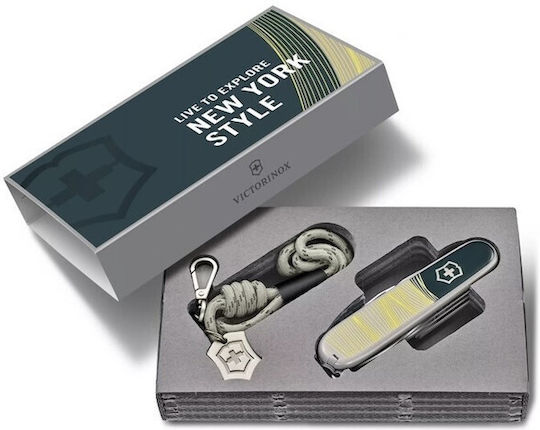 Victorinox Companion Schweizer Armee-Messer Mehrfarbig mit Scheide New York Style