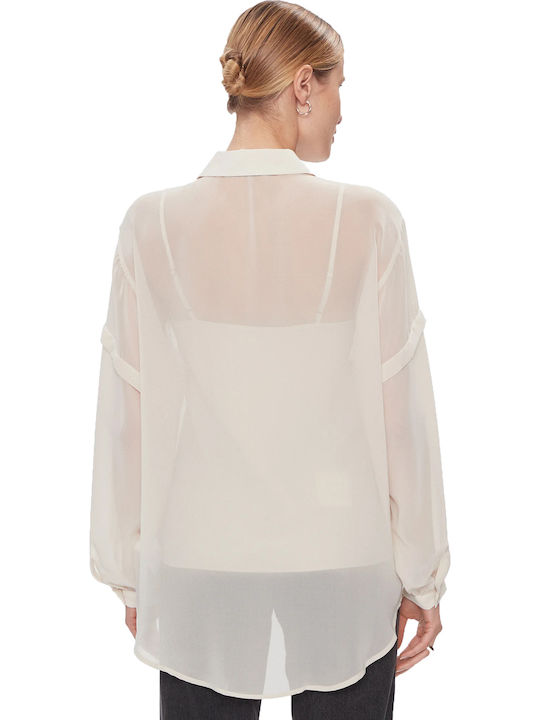 Women's Long Sleeve Shirt Khaki