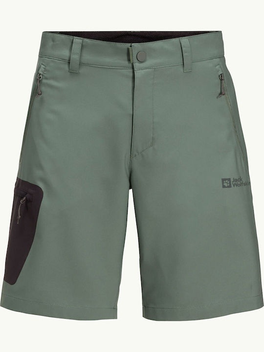 Jack Wolfskin Active Track Men's Hiking Short Trousers Green