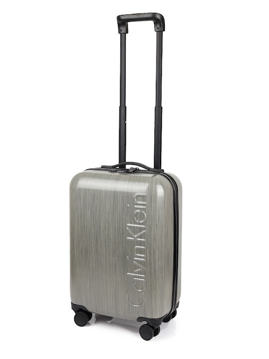 Calvin Klein Southampton Cabin Travel Suitcase Hard Silver