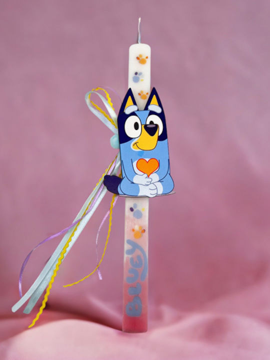 Bluey Osterkerze Bluey Runde Weiße Lampe Bluey Osterkerze Bluey Runde Weiße Lampe