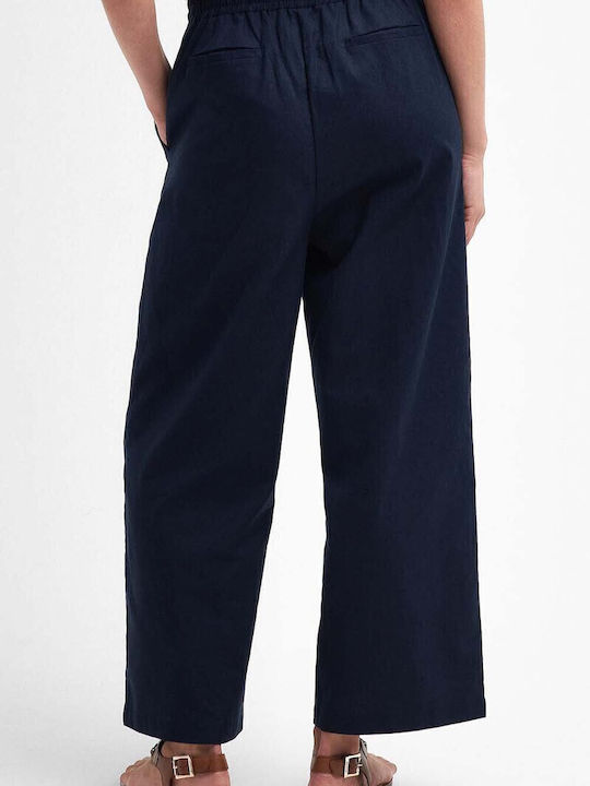 Barbour Women's Fabric Trousers Blue