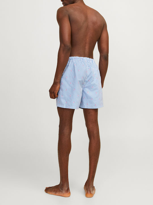 Jack & Jones Herren Badehose Pacific Coast Ciel Gestreift