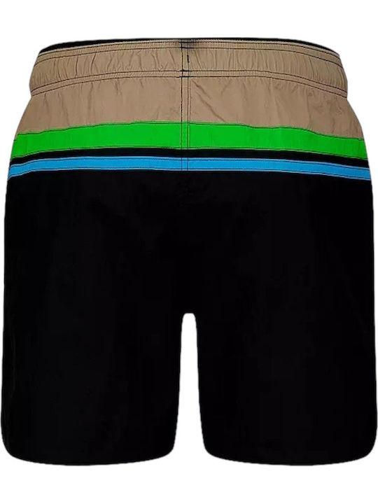 Heritage Men's Swimwear Bermuda Black