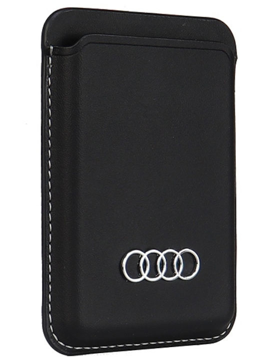 Audi Kunstleder Brieftasche Kartenschlitz Schwarz Magsafe Au-msch-q3/d1-bk