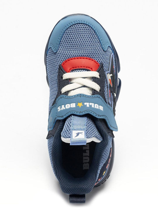 Kids Sneakers with Scratch & Lights Blue