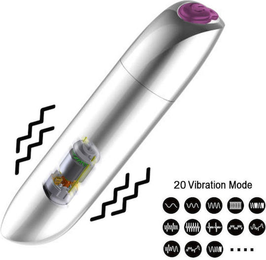 Boss Of Toys Klassisch Vibrator 10cm Silber