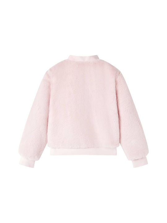 vidaXL Jachetă casual pentru copii Scurt Soft Pink