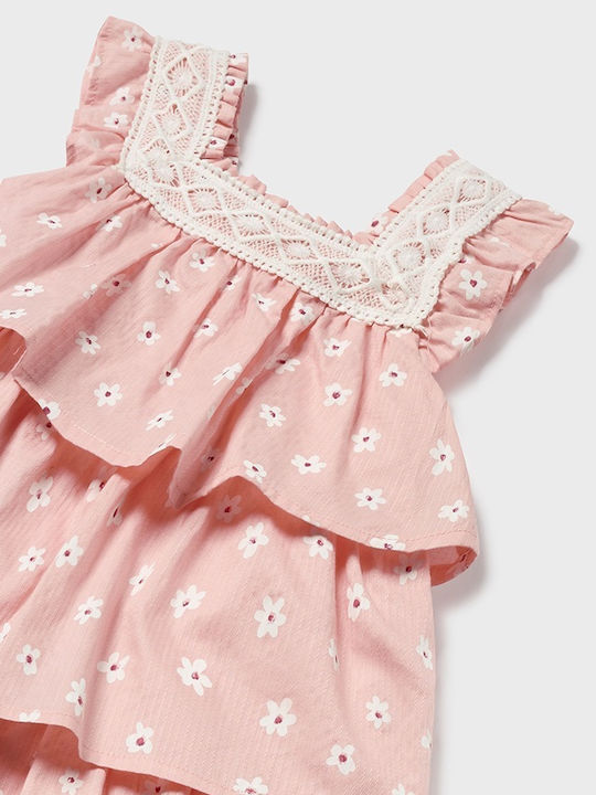 Mayoral Baby Rüschen Blumen Kleid 24-01922-064 Pastell