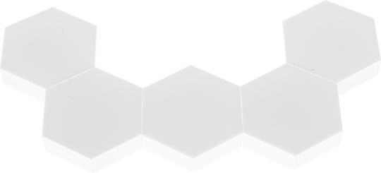 Φωτιστικό LED Hexagon 5τμχ