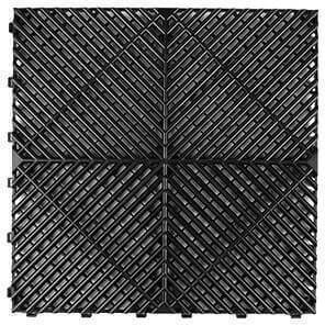 Plastic Grid Workshop Floor Tile Red Maxshine Gft02r