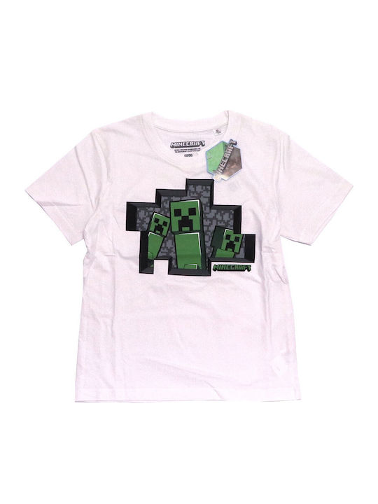 Mojang AB Pijama pentru copii De vară Din bumbac white