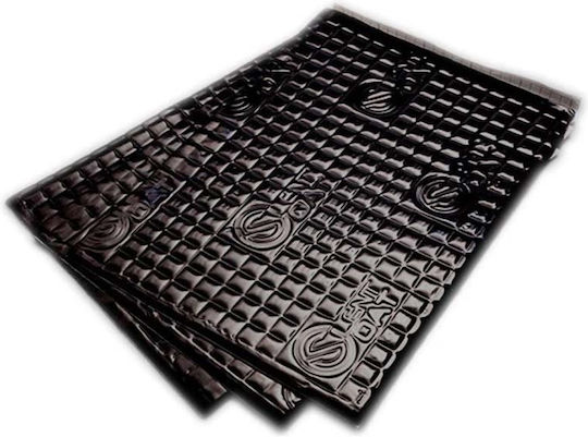 Silent Coat Extra Mat Black Bulk Pack 4mm Σετ 23 Φύλλα (αντικραδασμικό Φύλλο Αυτοκινήτου 375x250mm)