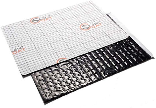 Silent Coat Extra Mat Black Bulk Pack 4mm Σετ 23 Φύλλα (αντικραδασμικό Φύλλο Αυτοκινήτου 375x250mm)
