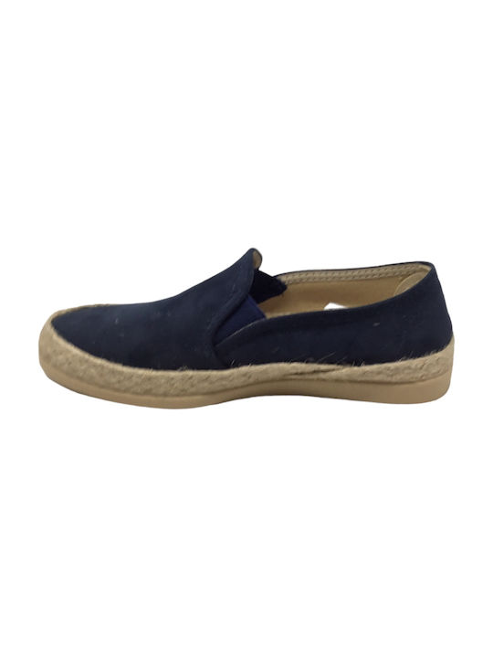 Dicas Wildleder Damen Espadrilles in Blau Farbe