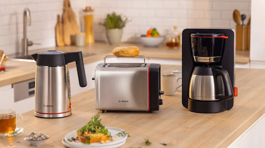 Bosch MyMoment Електрическа Кана 1.7л 2400W Сребриста