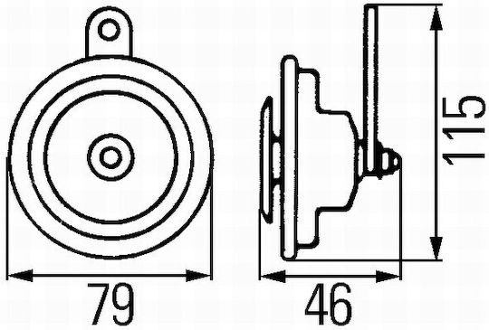 Hella Корн на кола 12V