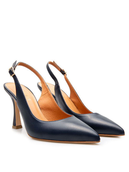 Labrini Navy Blue Heels