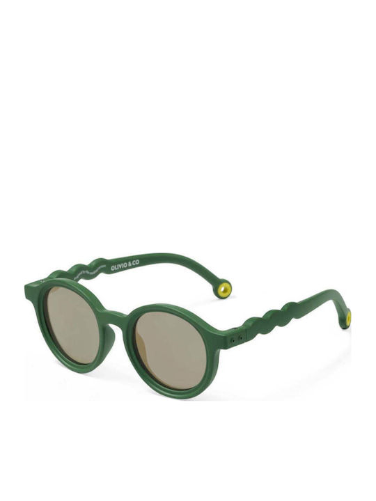 Olivio & Co. Kids' Oval Classic Sunglasses Olivio-cactus Green 18-36 Months (up to 2 Interest-Free Installments)