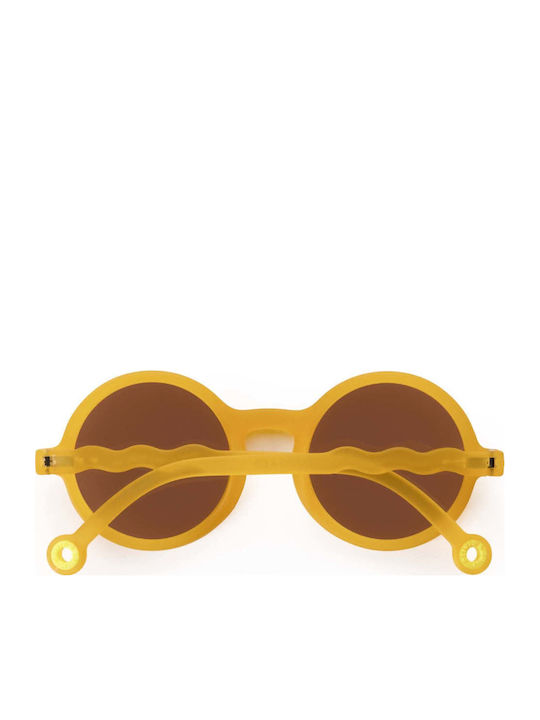 Olivio & Co. Children's Sunglasses Round Citrus Garden-citrus Yellow 5-12 Years (up to 2 doses)