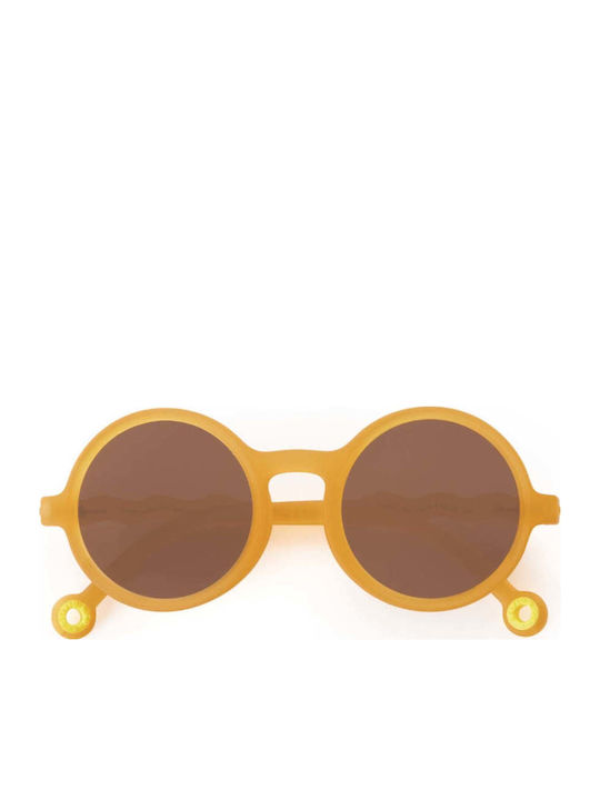Olivio & Co. Children's Sunglasses Round Citrus Garden-citrus Yellow 5-12 Years (up to 2 doses)