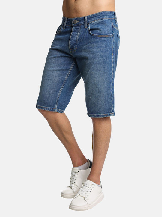 Paco & Co Herrenshorts Jeans Blue