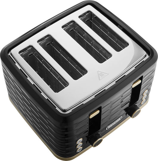 Sencor Φρυγανιέρα 4 Θέσεων 1600W Μαύρη