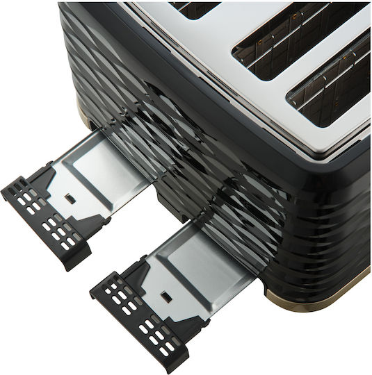 Sencor Φρυγανιέρα 4 Θέσεων 1600W Μαύρη