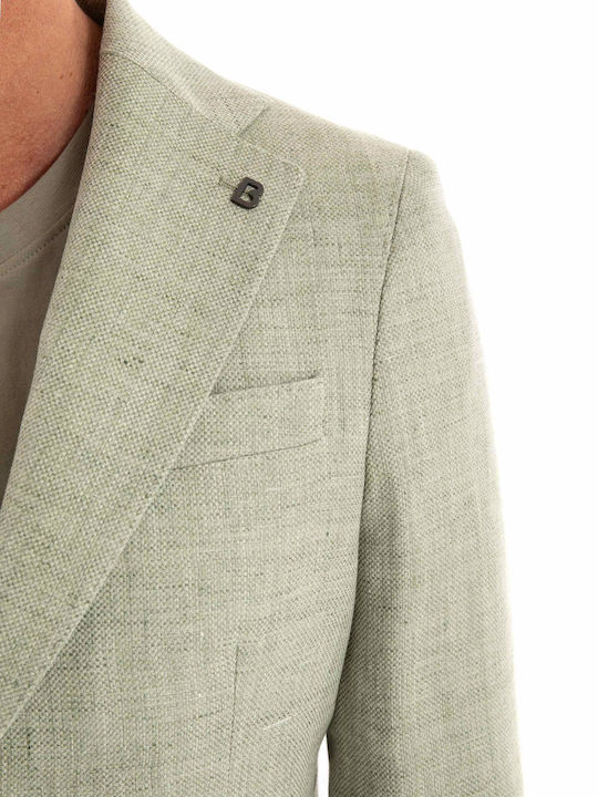 BRERAS Men's Suit Jacket Green