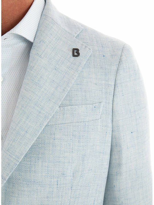 BRERAS Men's Suit Jacket Light Blue