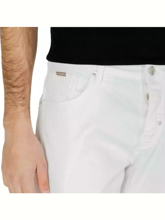 Men's Trousers Slim Fit White