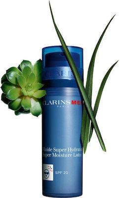 Clarins Men Ενυδατική Ανδρική Λοσιόν Προσώπου Ημέρας με SPF20 50ml