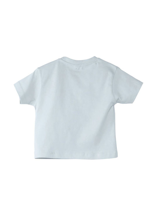 Kinder-T-Shirt Baby Blau My Dad Rocks