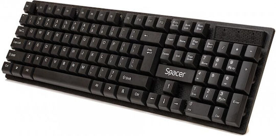 Spacer SPDS-1100 Fără fir Set tastatură și mouse Engleză Internațională