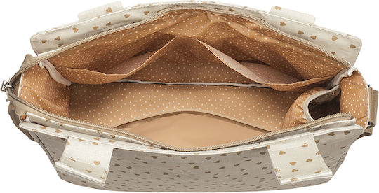 Poppy Cinnamon Hearts Changing Bag | Walking Mum 1120800321