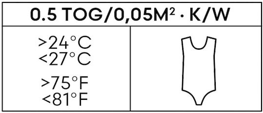 Mushie Schlafsack 0,5 Tog 0-6 Monate Natur