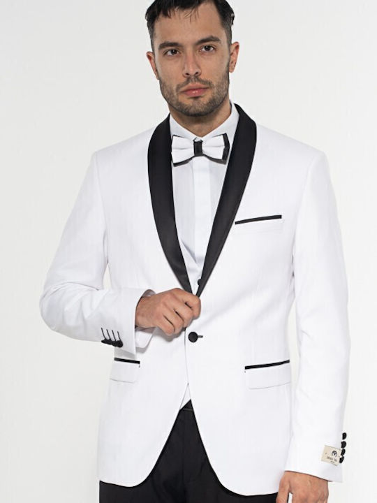 Men's Summer Suit White