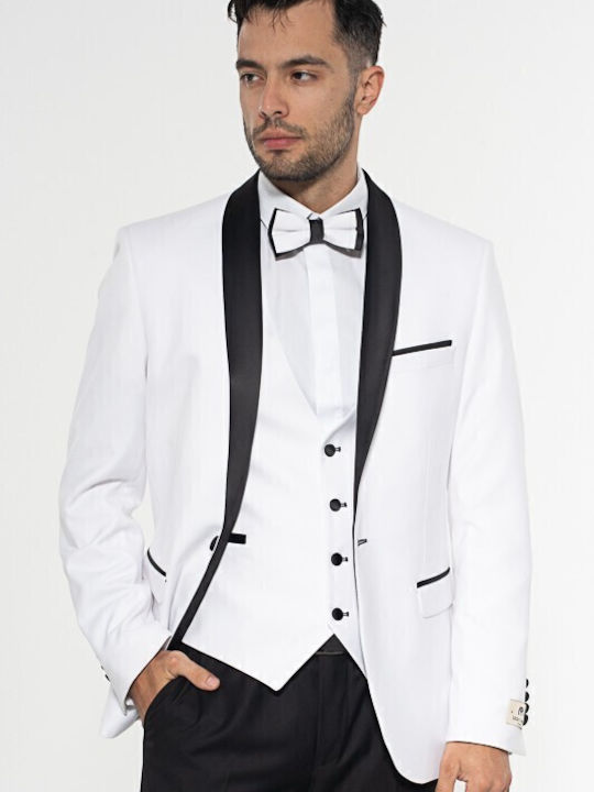 Men's Summer Suit White