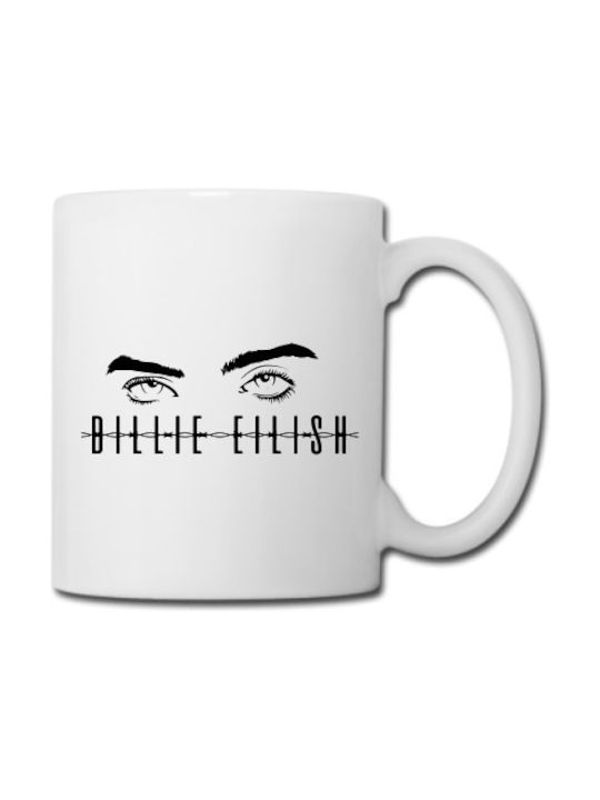 Billie Eilish Becher Keramik Gelb 325ml