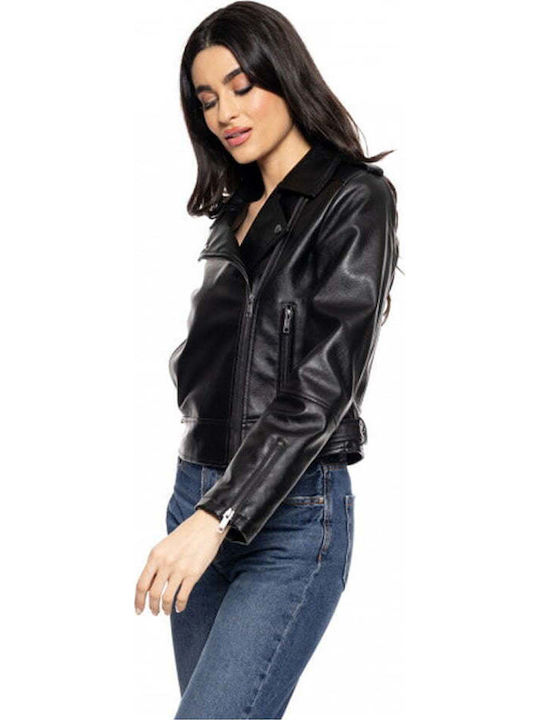 Damen Bikerjacke Black
