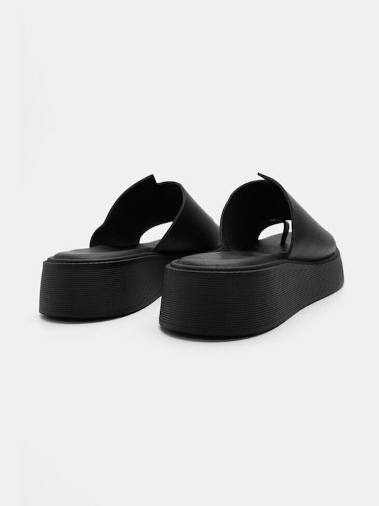 Flatform Sandals With Decorative 4116301-black