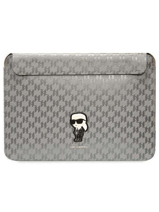 Karl Lagerfeld Saffiano Monogram Ikonik Geantă 14" Neagră