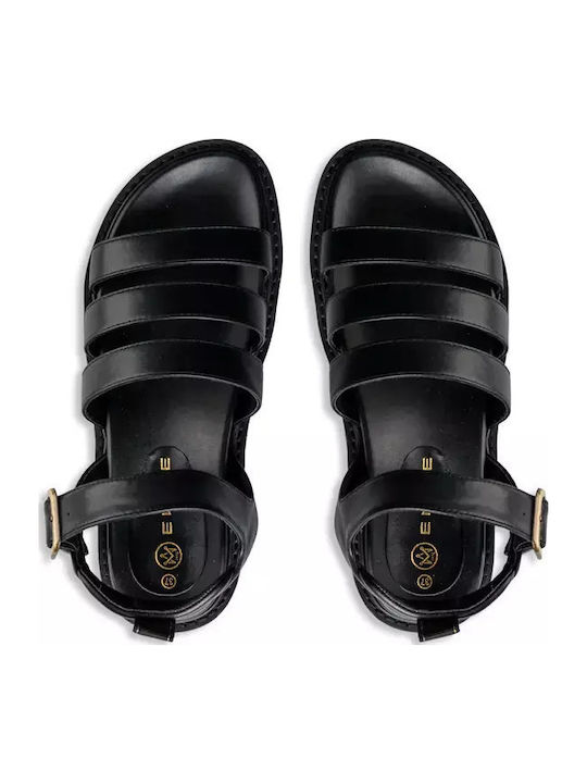 Envie Shoes Flatform Sandals E32-19364-34 Μαυρο