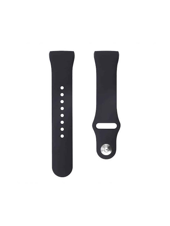 Fitbit Λουράκι Σιλικόνης Μαύρο